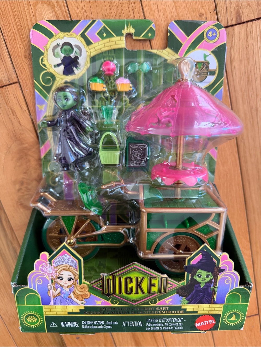 💖💚 Wicked Emerald City Dessert Cart Set - Mini Elphaba Doll Play Set - OZ 💚💖